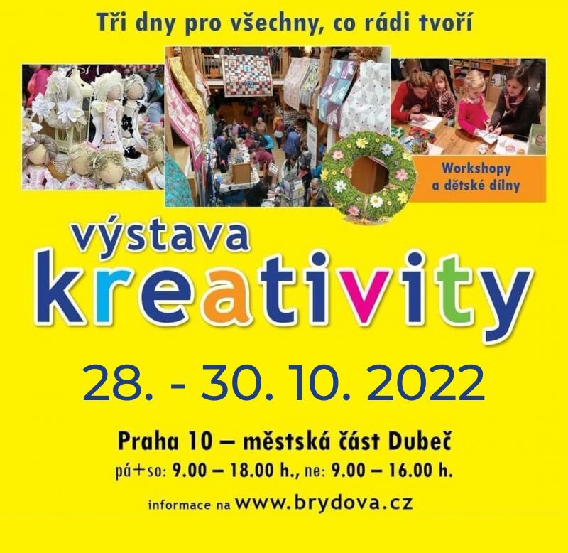 Výstava kreativity Dubeč podzim 28. 10. 2022 PÁ